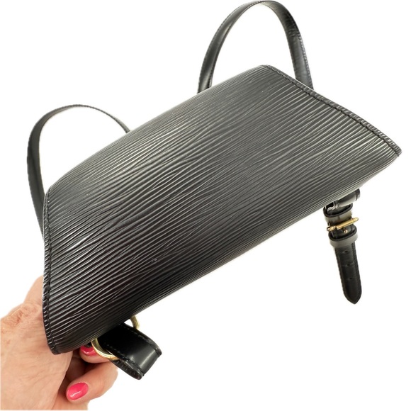 Louis Vuitton Mabillon Black Epi Leather Backpack Vintage 1998 Authentic - Picture 10 of 17